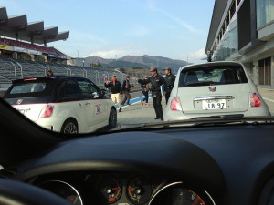 カルガモ出発前。この頃は時間が押してきていて、みなさんドタバタしてました。お疲れさまでした m(._.)m