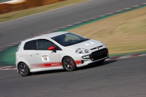 ツクバでの初サーキット、1ヘアにて