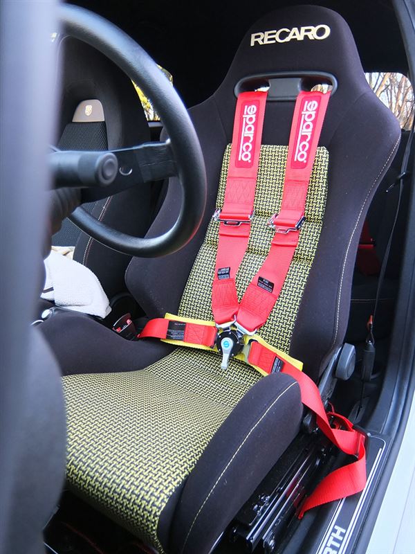 シートを替えて、良くなったのはポジションだけじゃないわけで。