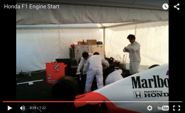 その咆哮で魂を震わせろ！ ホンダ F1　エンジンスタート