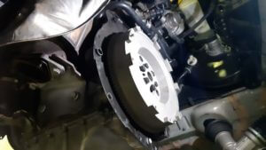 軽量フライホイール装着後