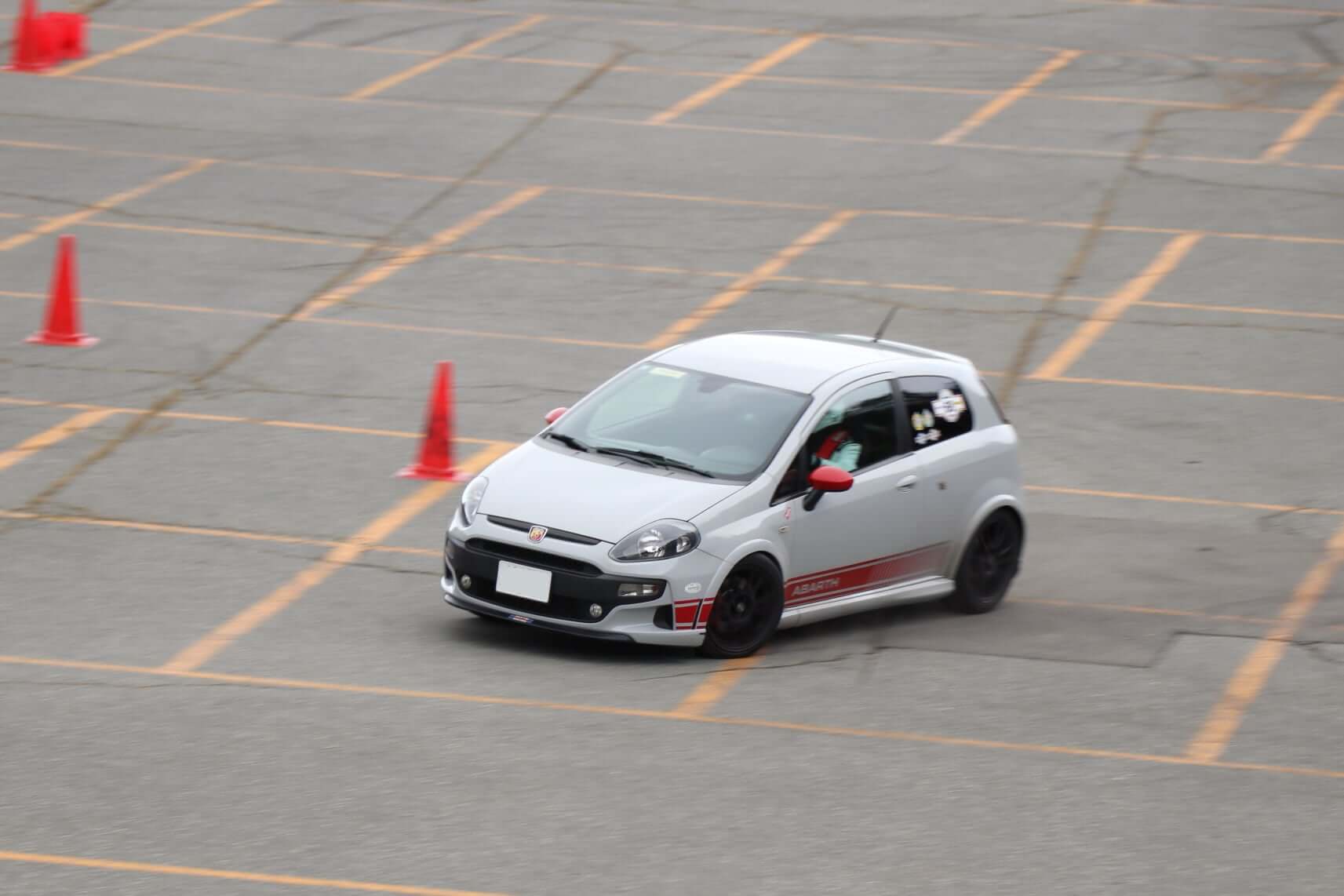 タイムがだんだん遅くなる〜遅くなるぅ♬　［ Fiat Festa 2020 スラロームに出た ］