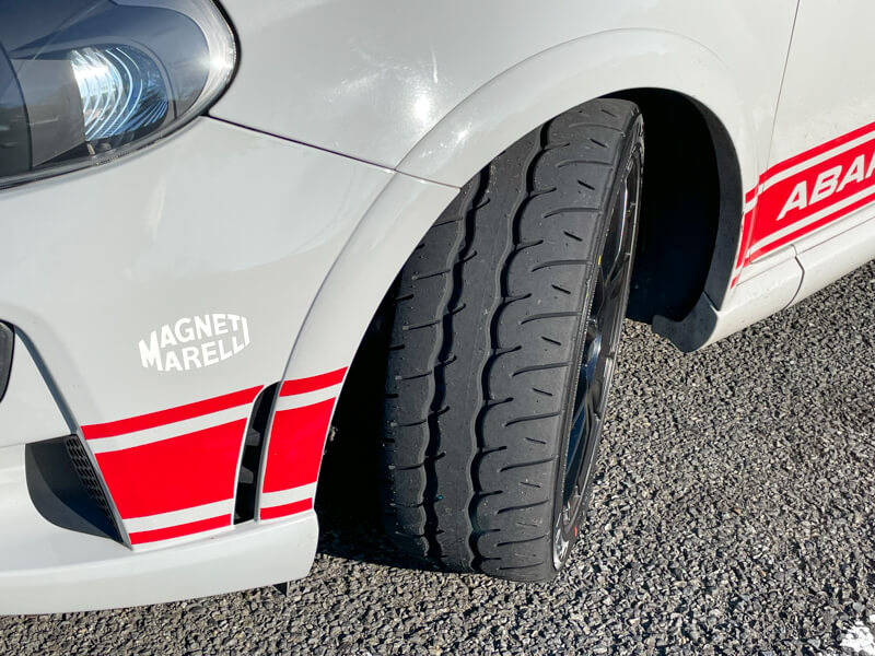 アドバン ネオバ AD09装着＠103,600km ［ 脱・タイヤまかせの運転 ］