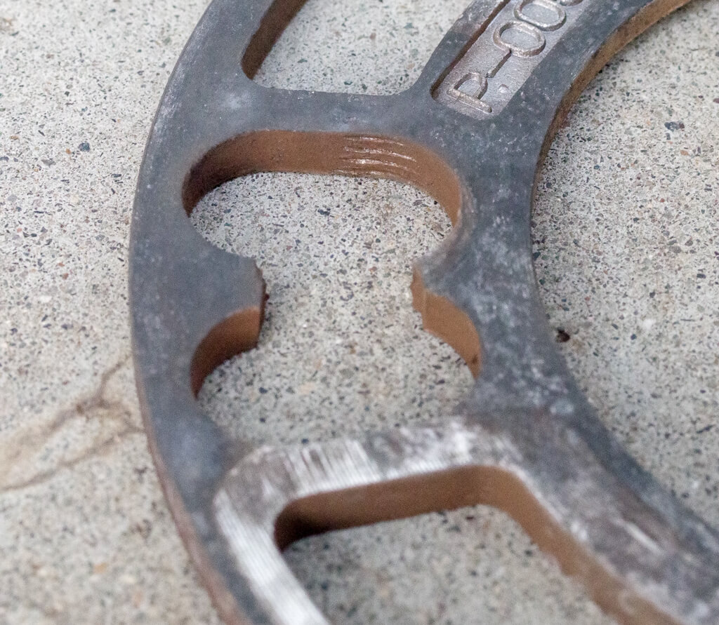 やっすいスペーサー、破断