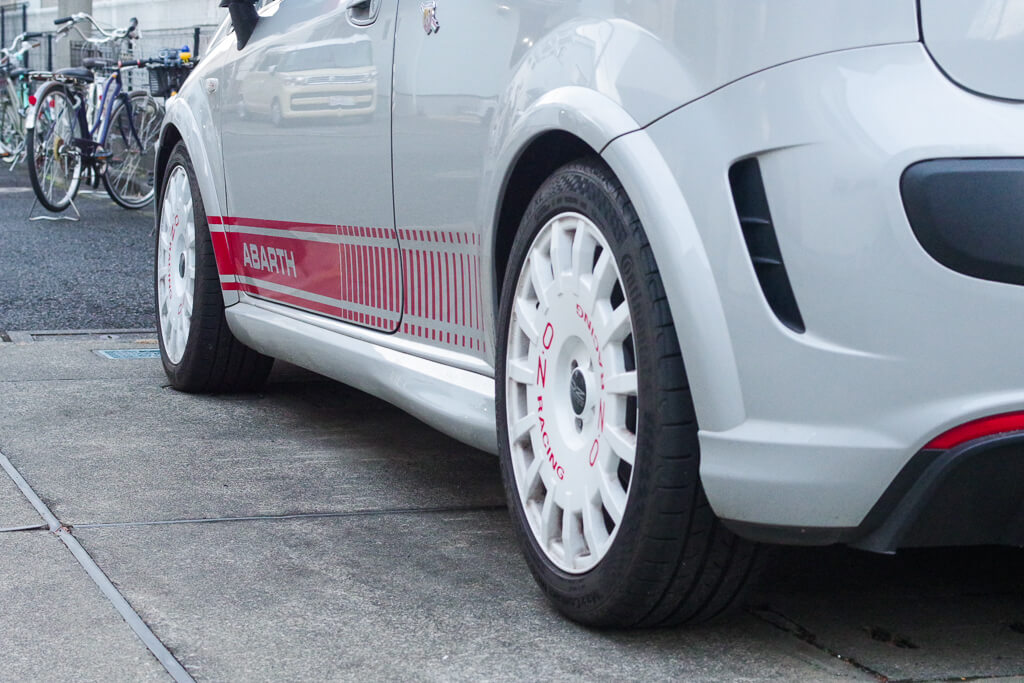 プント、ホイールを中心にしたカット